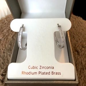 Rachel Ashwell- Rhodium Plated Brass Earrings